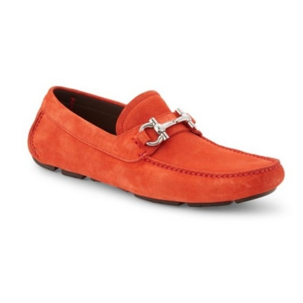 Salvatore Ferragamo Men’s Candy Apple Parigi Loafers Size 7